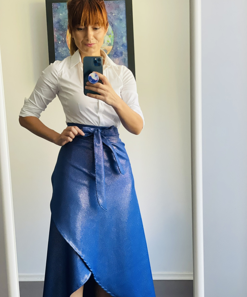 fusta magic blue albastru handmade 3