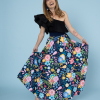 fusta maxi dansul florilor handmade 1