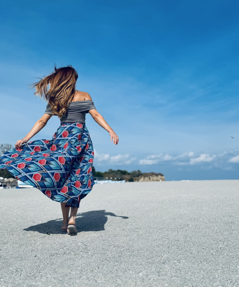 fusta rochie safari summer handmade 4